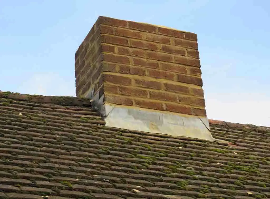 Repointing a chimney