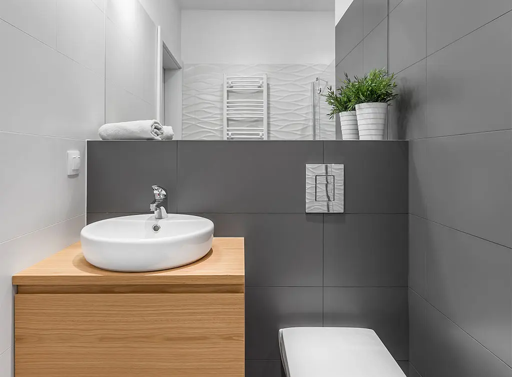 Small bathroom ideas - cosy slick
