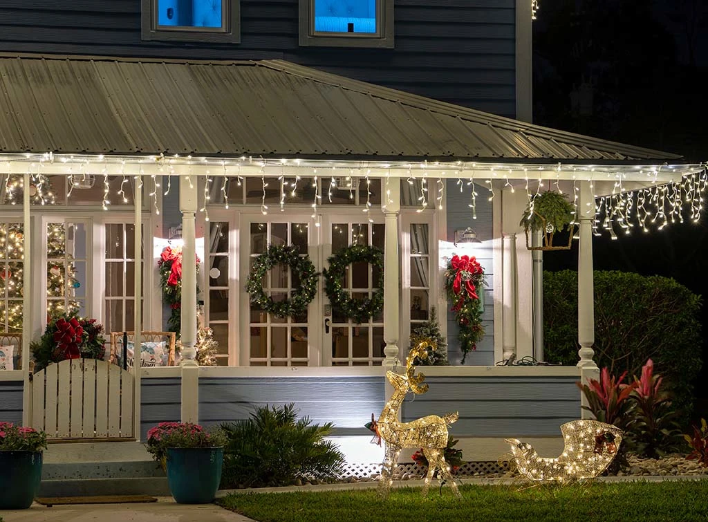 go for cute light-up animals for Christmas