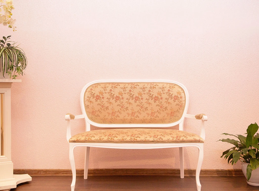 Peach hallway