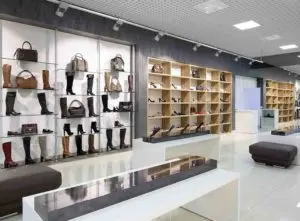 Shoe shop fitted out