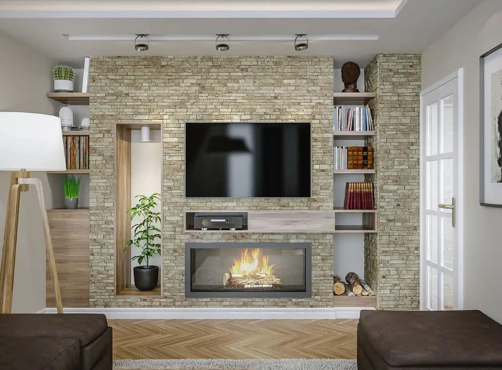 AI-generated concept showing modern cottage decor