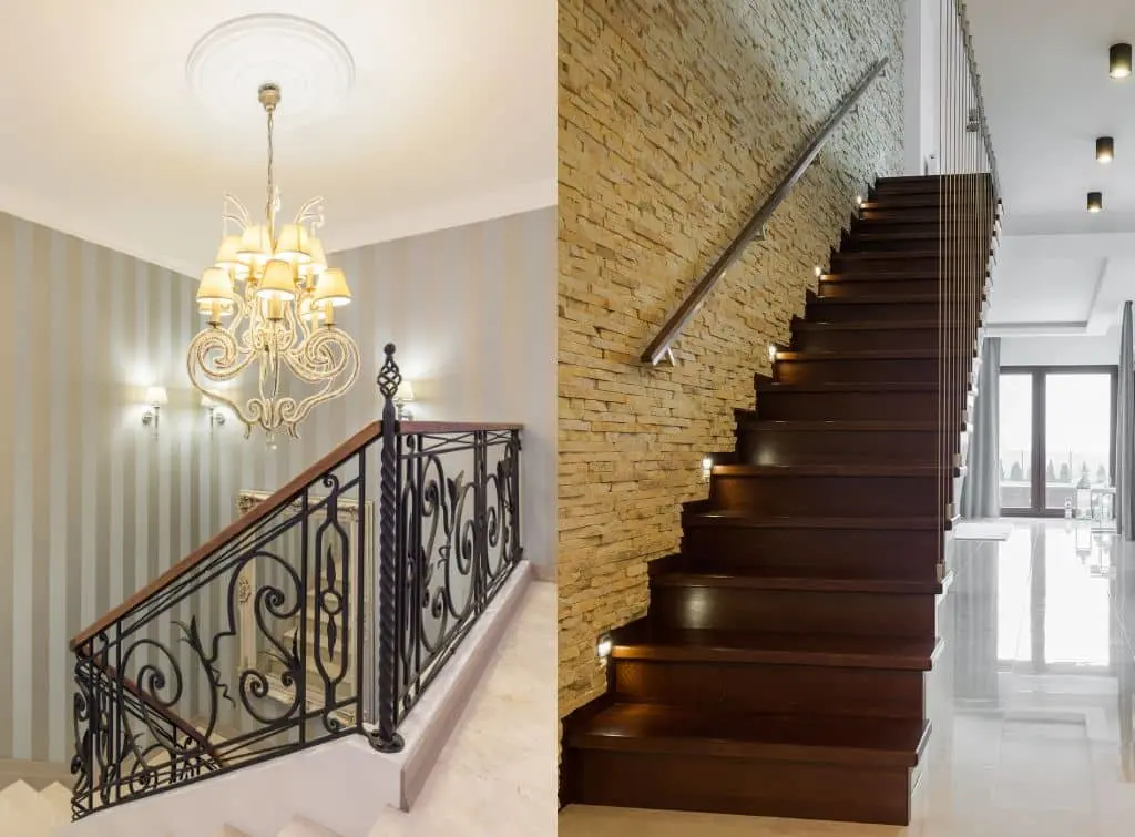 Enclosed stairs wallpaper ideas
