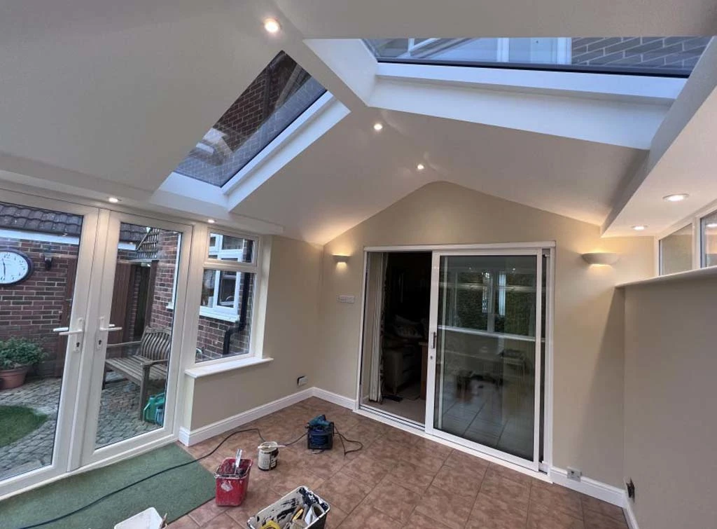 Extension painted by Sean Saunders Painting & Decorating