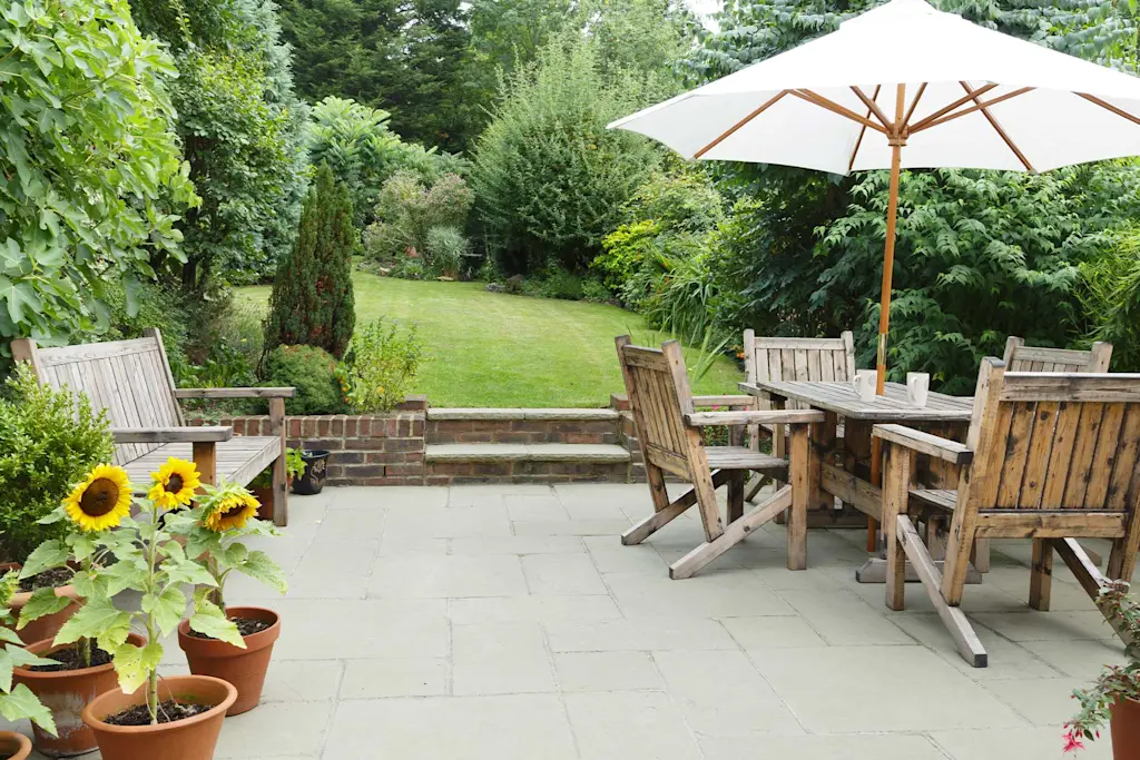 concrete patio vs wood