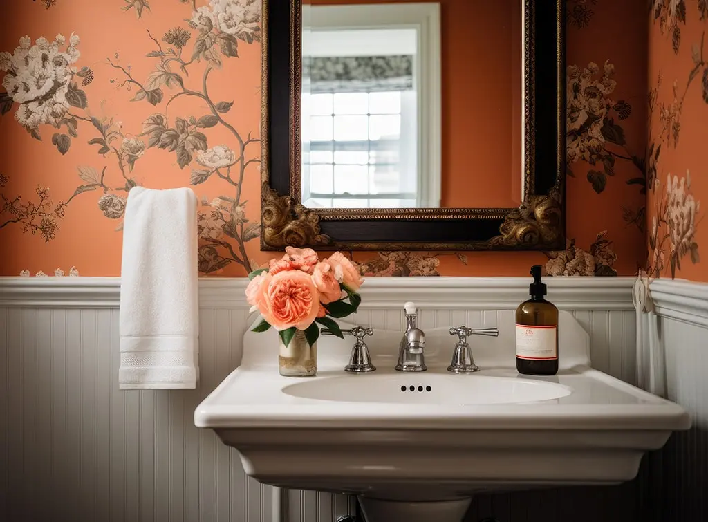 Traditional Victorian pedestal sink