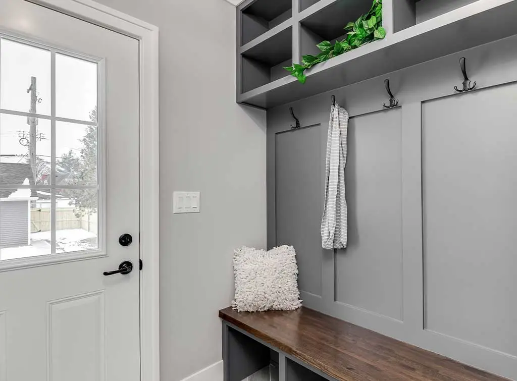 Coat storage ideas narrow hallway