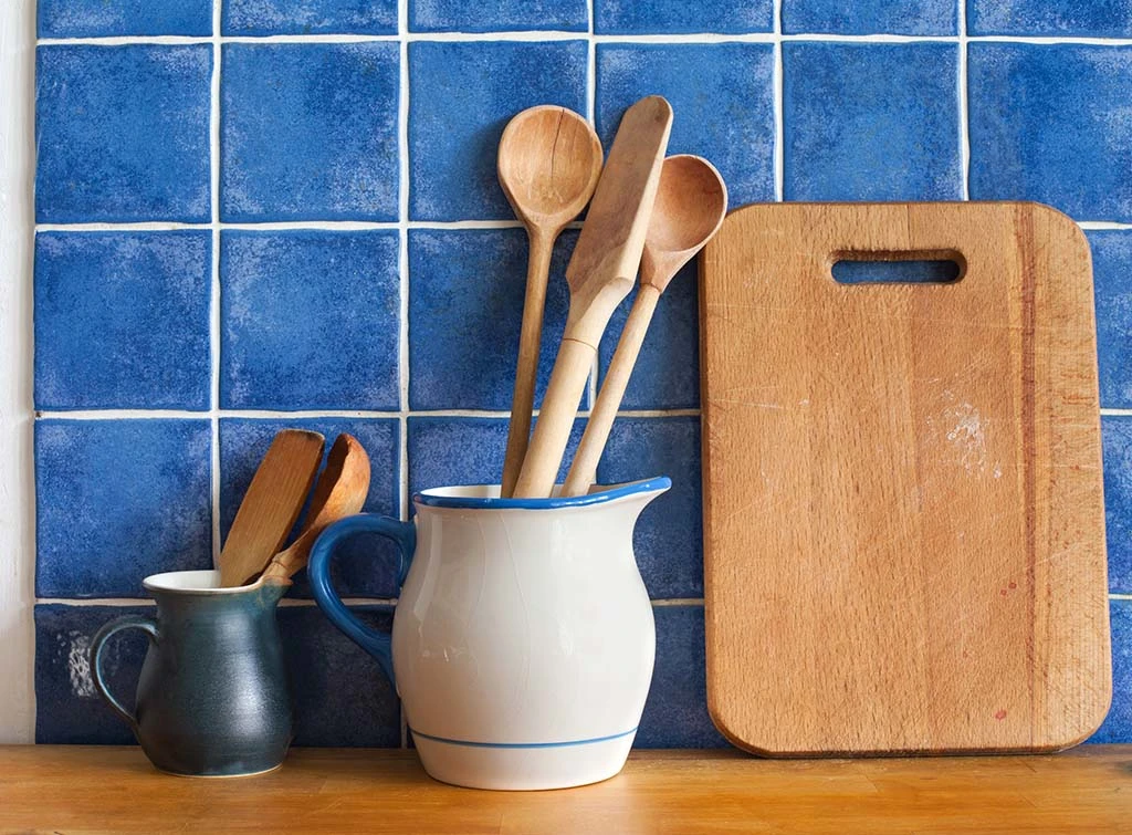 Rustic kitchen walls tiles