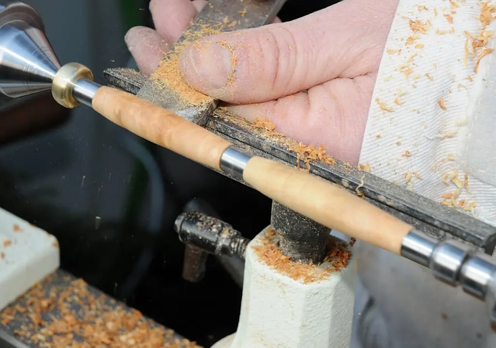 Detailed woodturning work