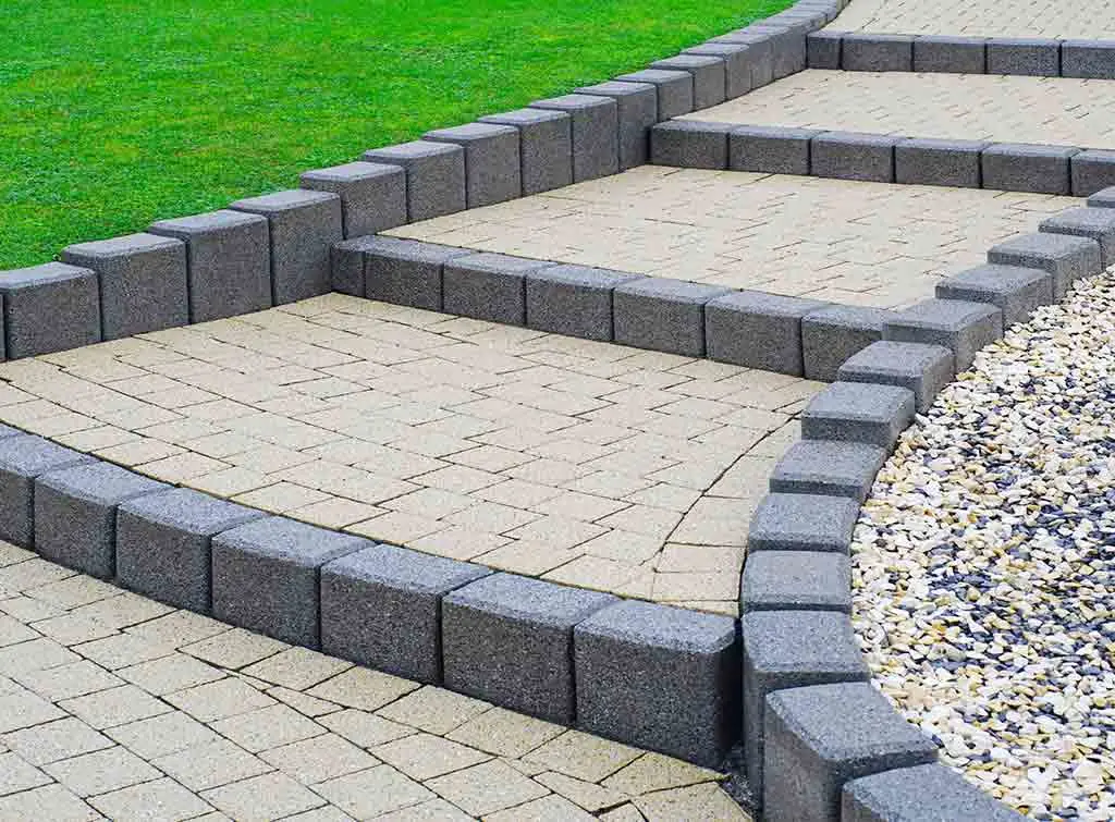 Mosaic brick garden ideas