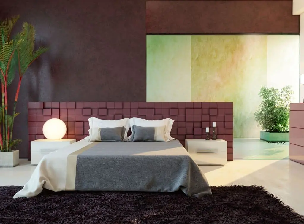 Deep purple, burgundy, and mint green bedroom for What colour goes with burgundy blog
