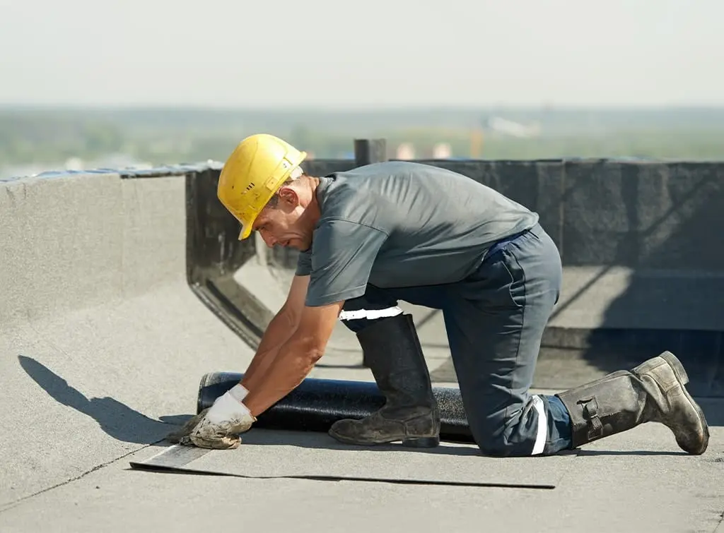 Felt flat roof installation in the UK