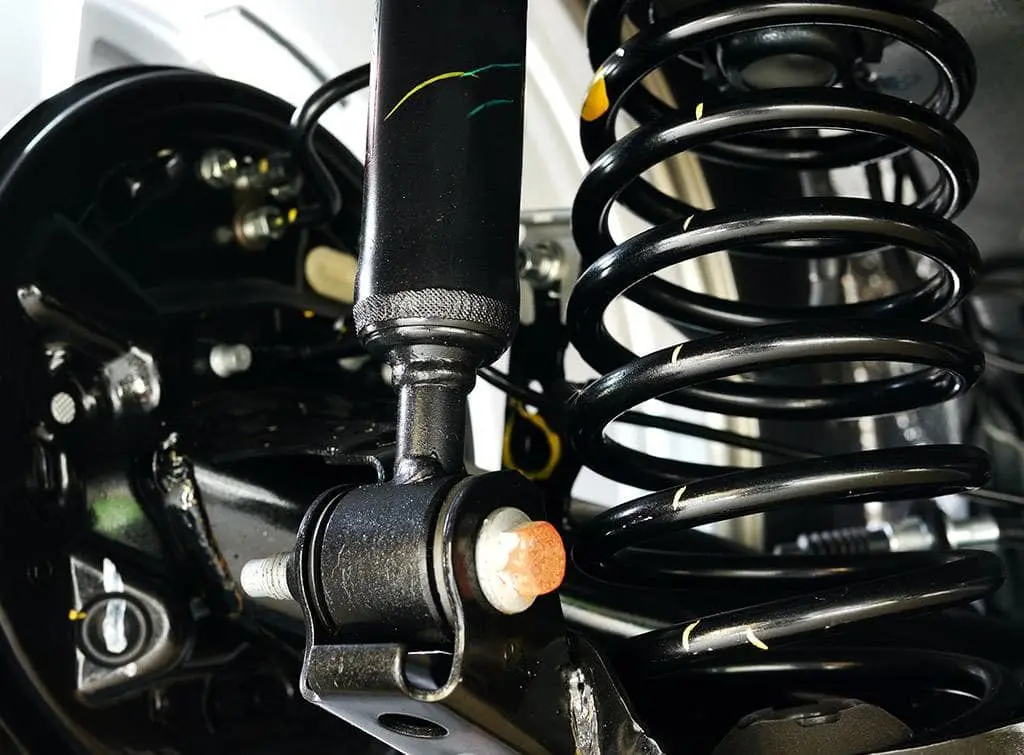 front coil springs being replaced