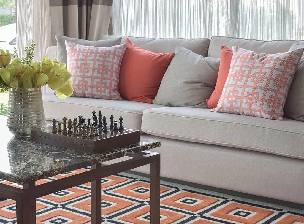 terracotta carpet colour idea