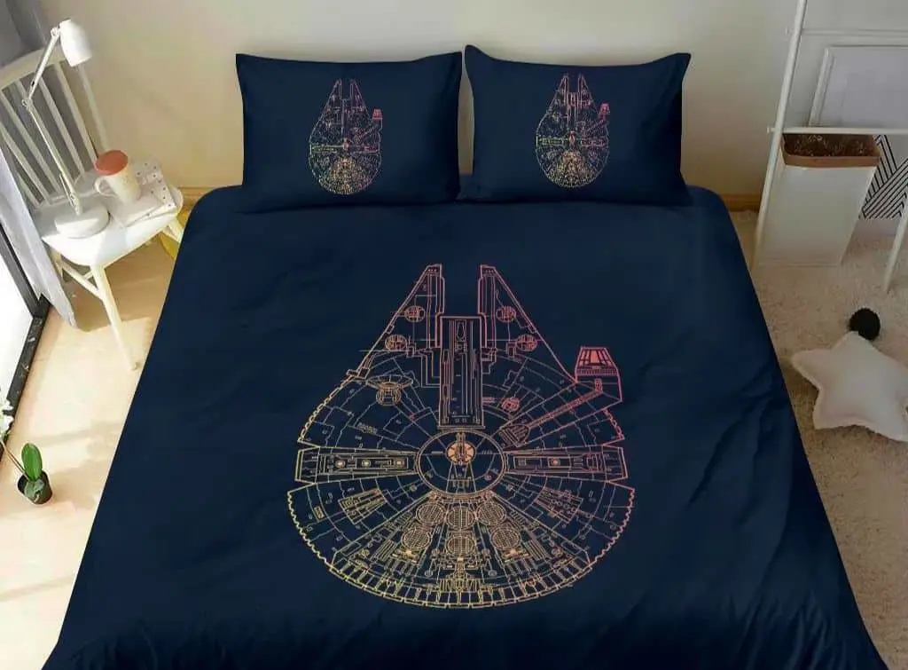 Millennium Falcon bedding on Printerval