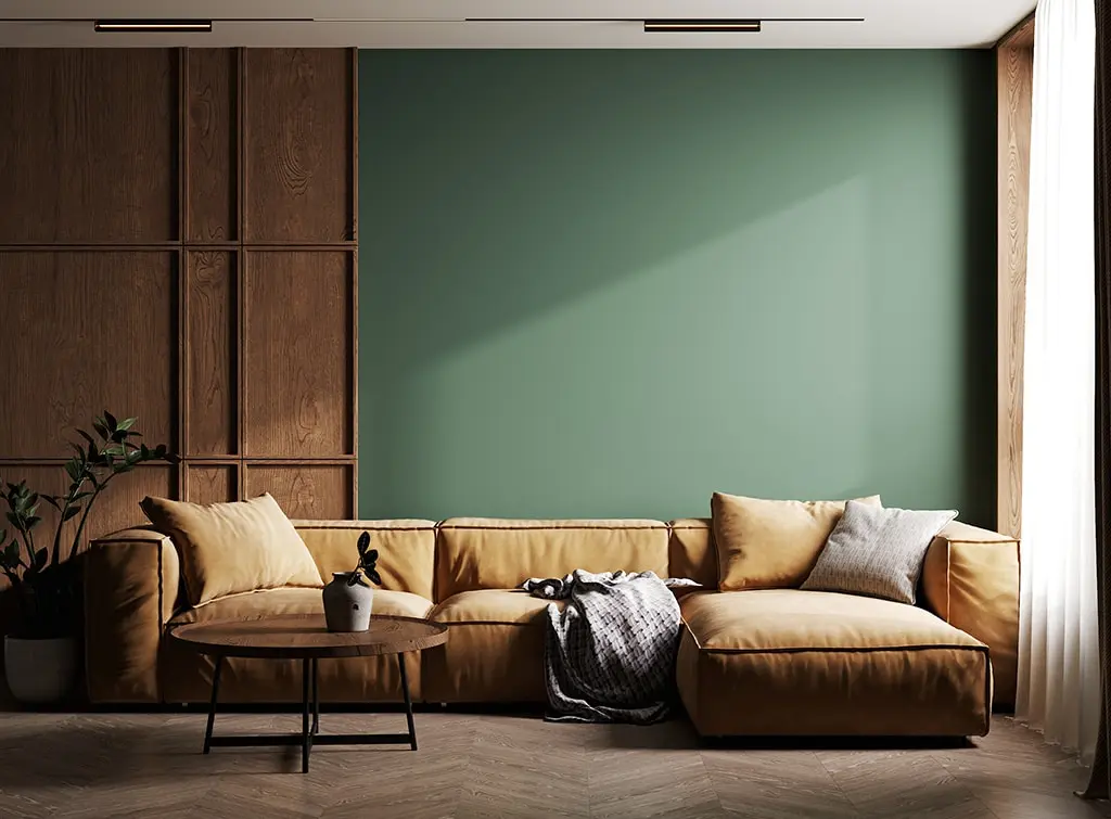 Brown and green living room ideas - Living room paint ideas UK