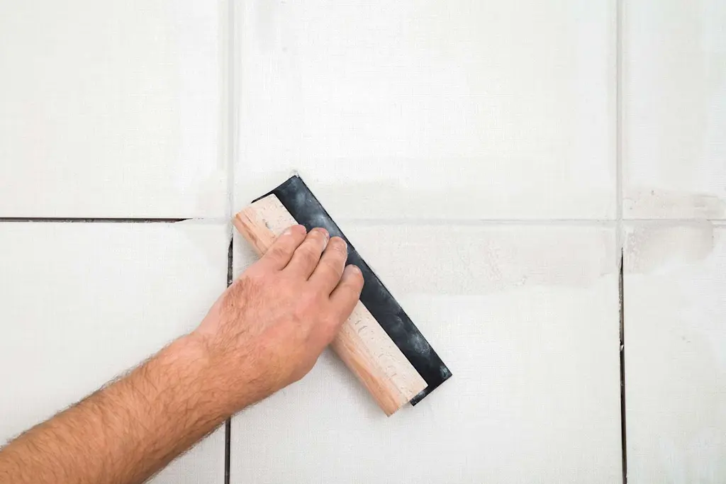 How to regrout tiles for a show home finish