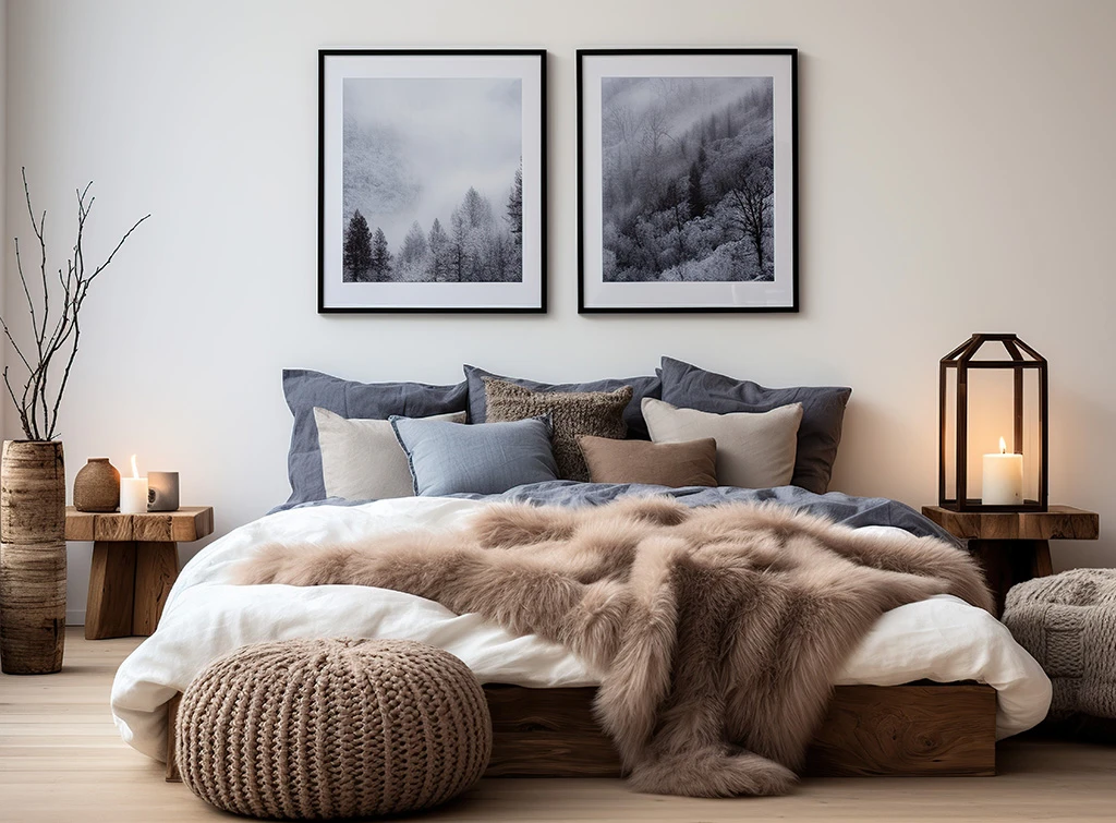 Brown decor ideas AI-generated