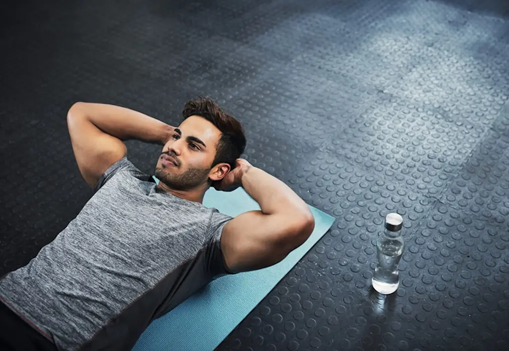 Gym flooring rest after session
