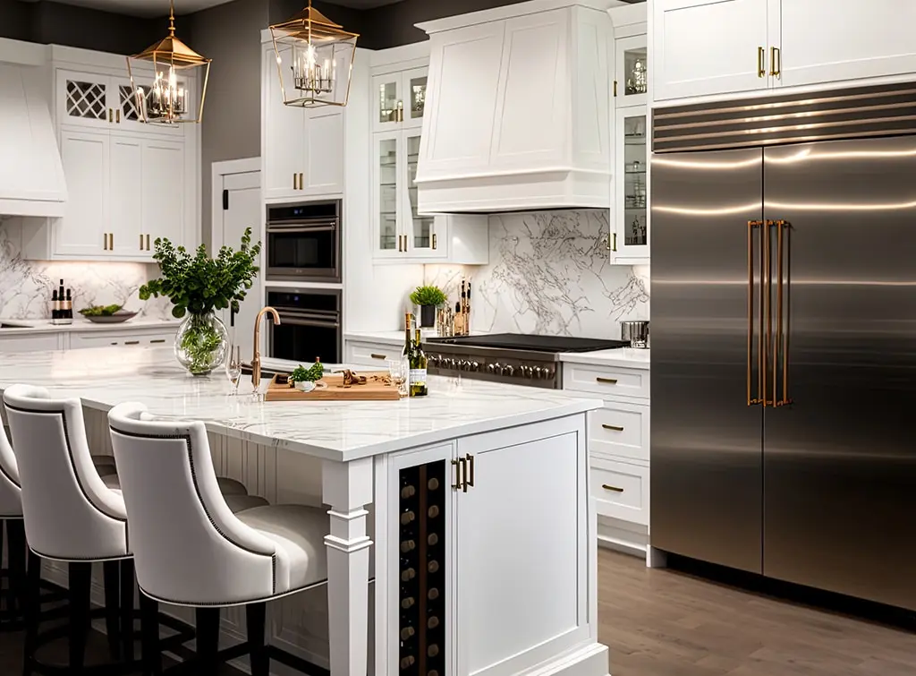 marble breakfast bar