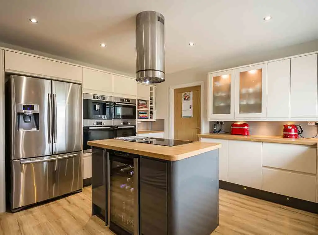 island in cream kitchens ideas