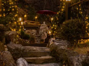 Garden styling ideas fairylights