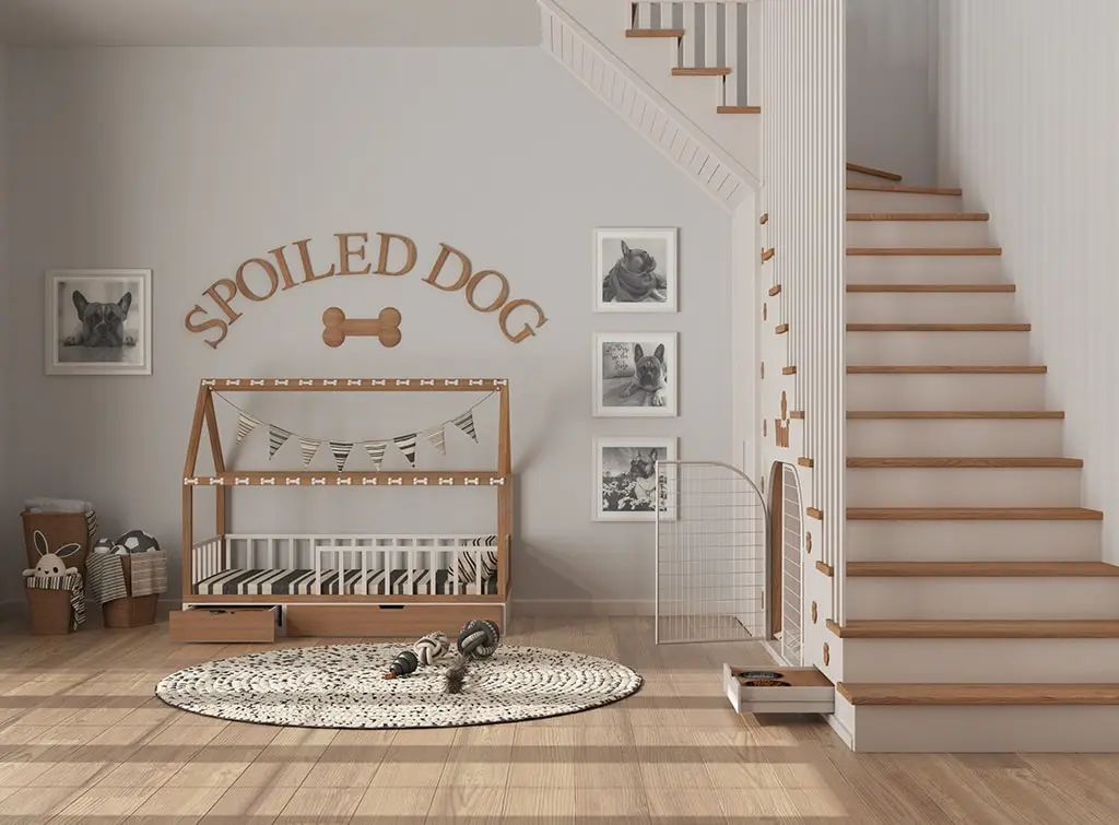AI concept image of toddler style bedroom