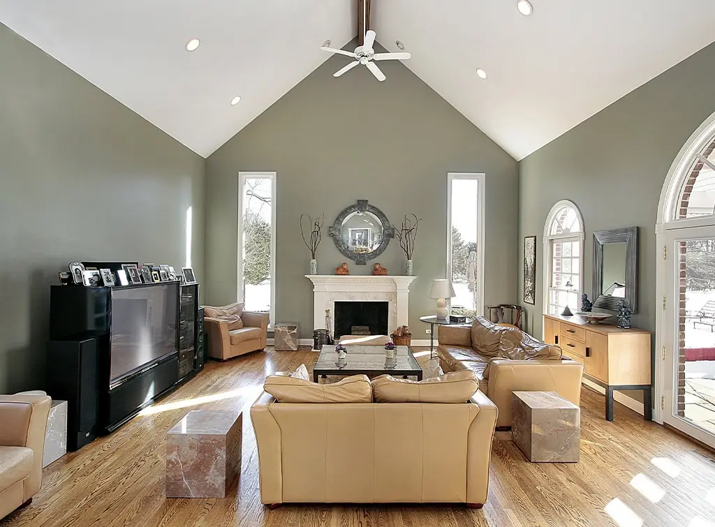 Vaulted ceiling colour ideas