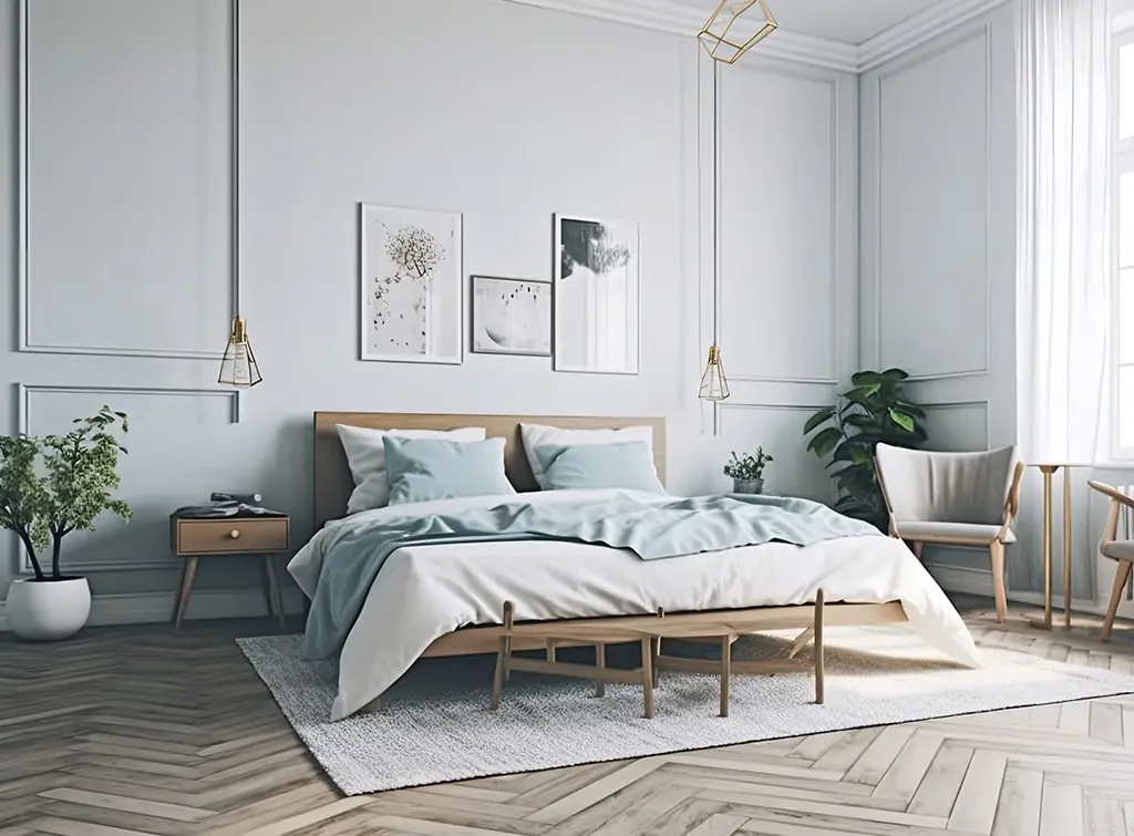 Scandi neutral bedroom - Scandinavian decor ideas