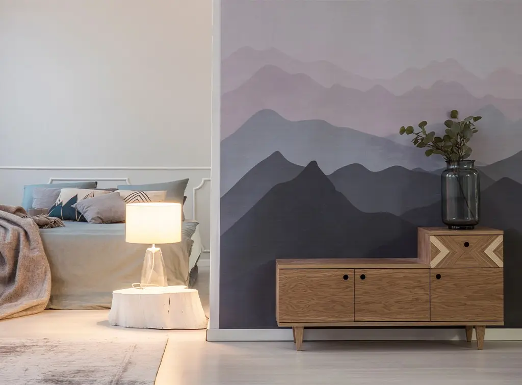 Calming feature wall