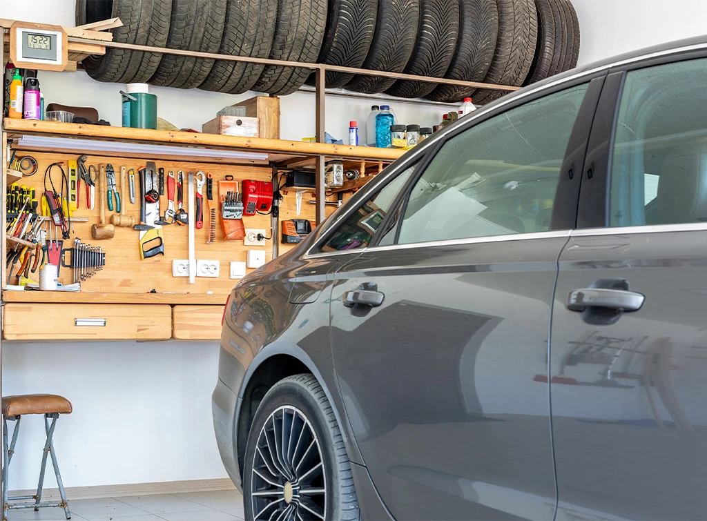 garage storage - DIY idea