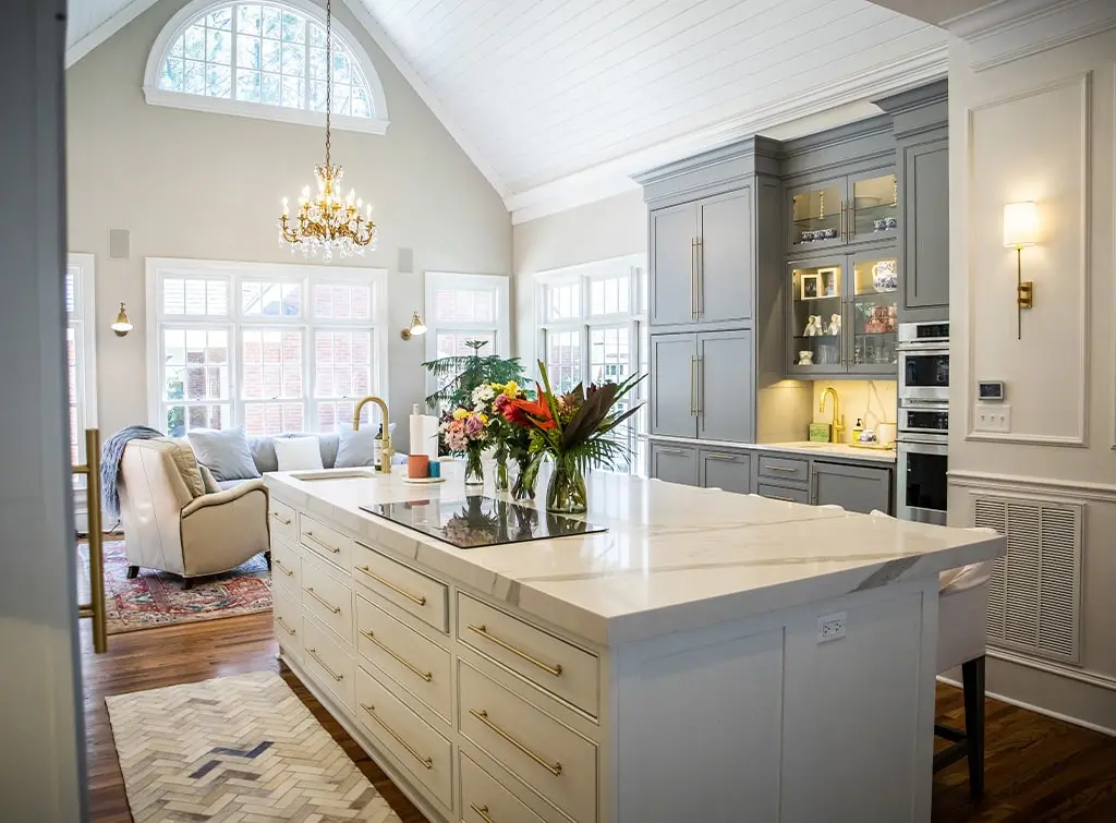 two tone kitchen cabinets