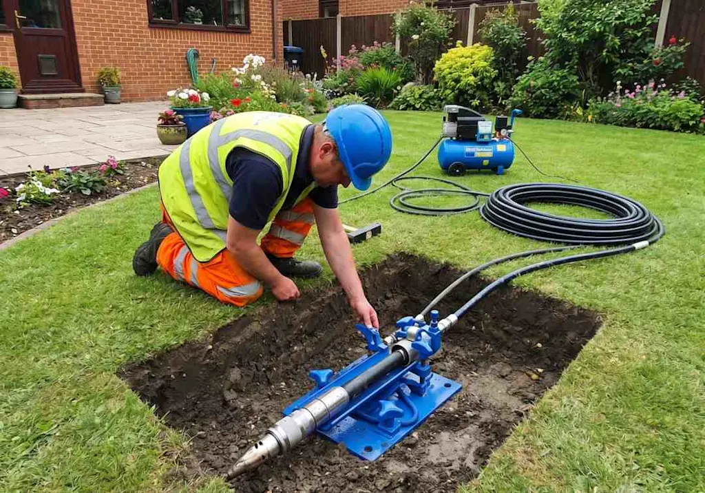 moling-machine-installing-underground-pipe