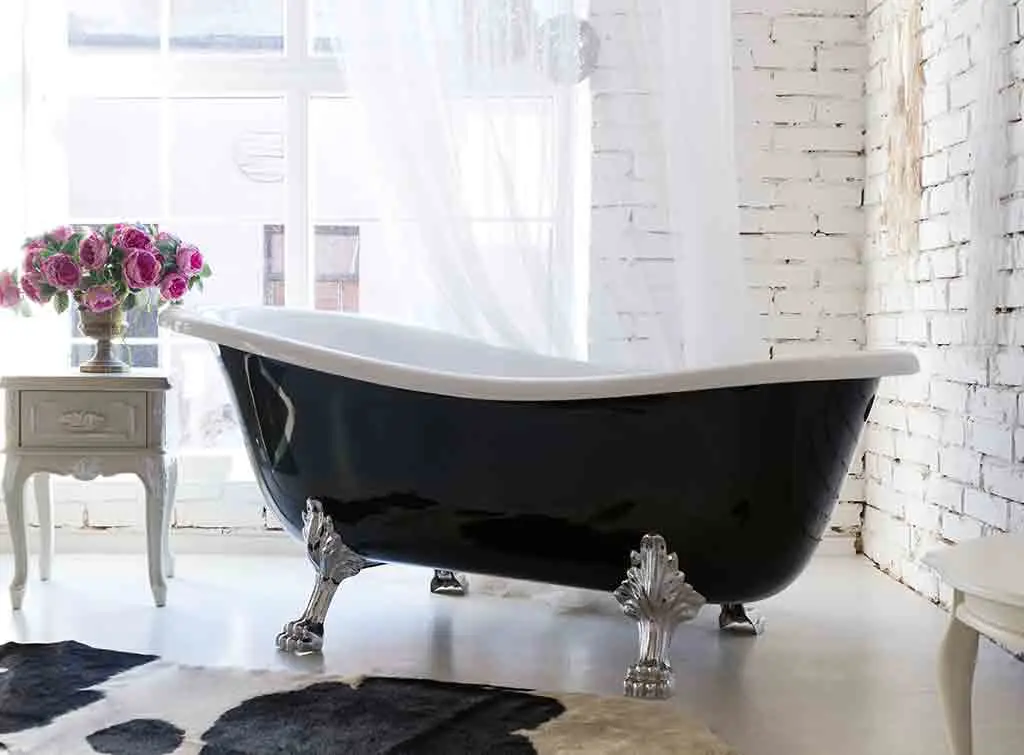 Traditional bathroom with a modern twist