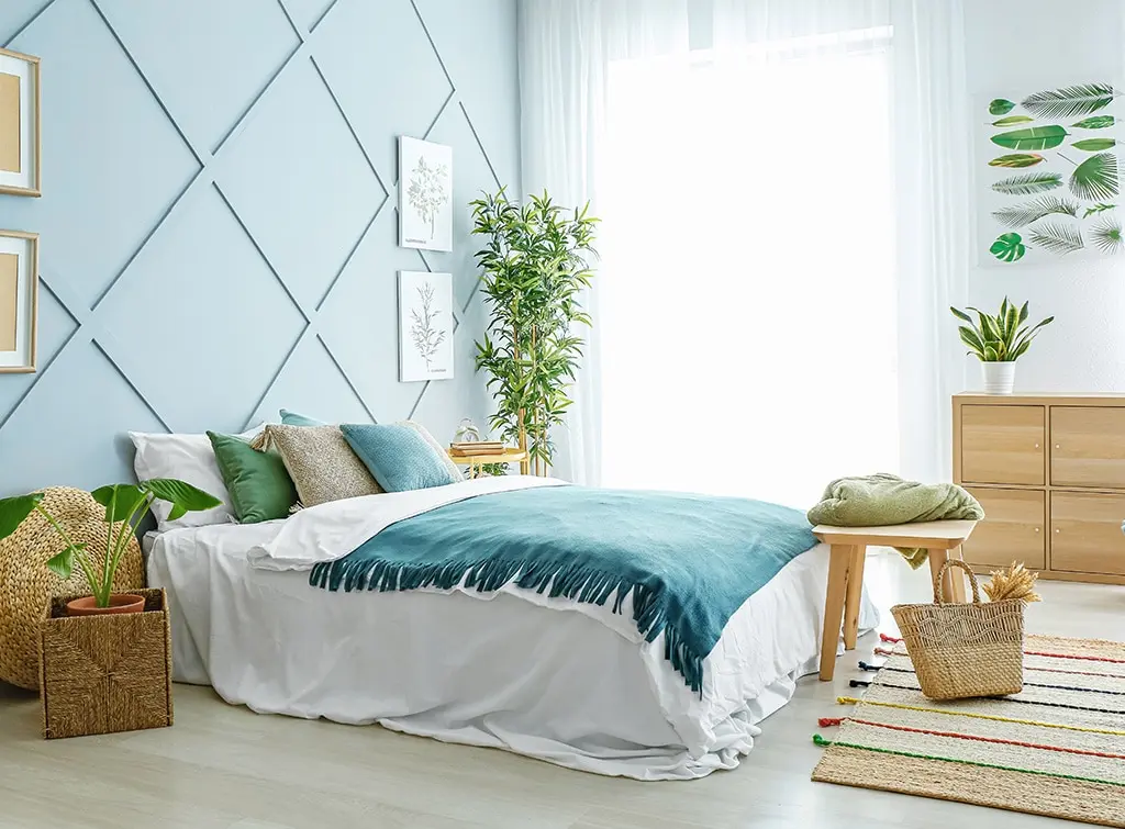 coastal blue bedroom