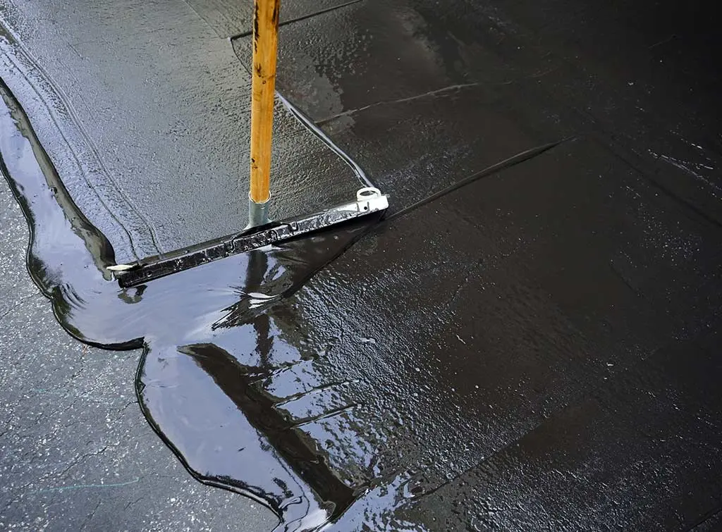 professional sealing driveway