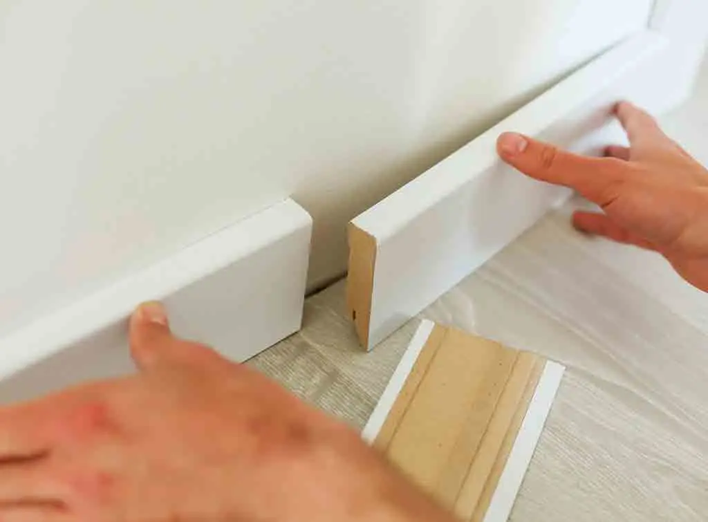 Removing and replacing skirting boards