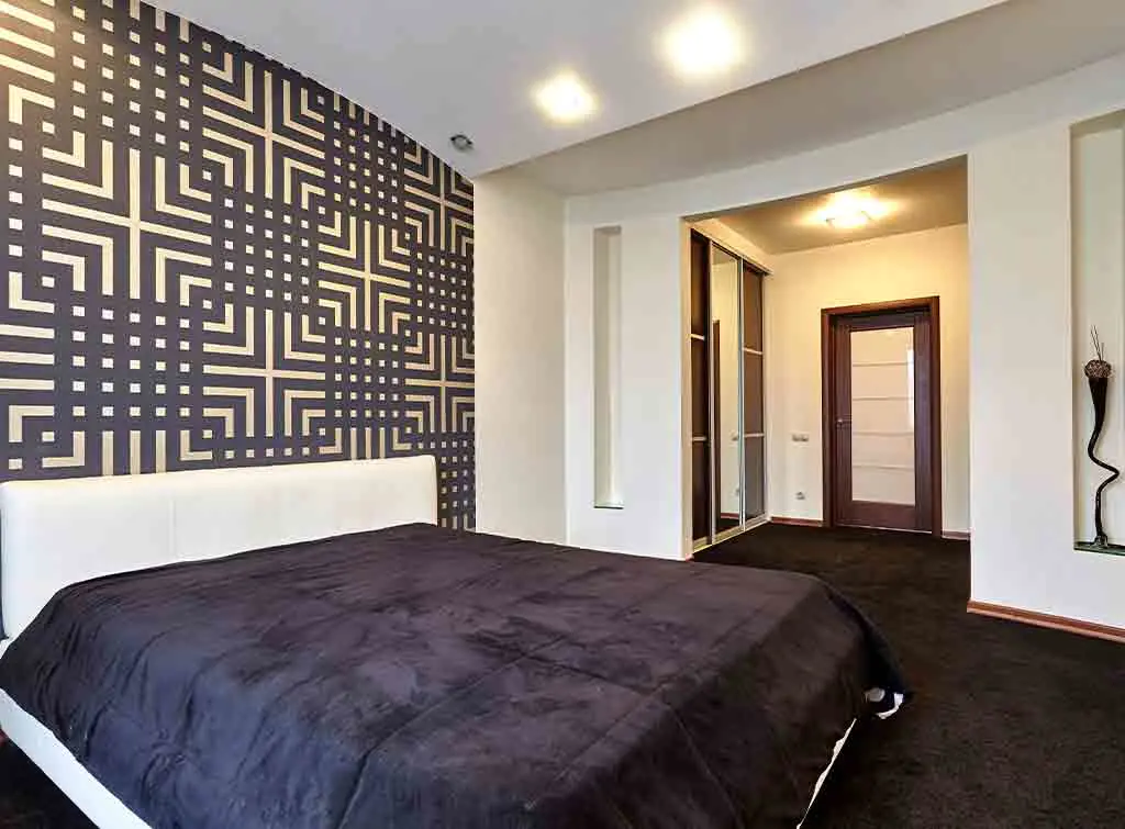 Bedroom feature wall idea