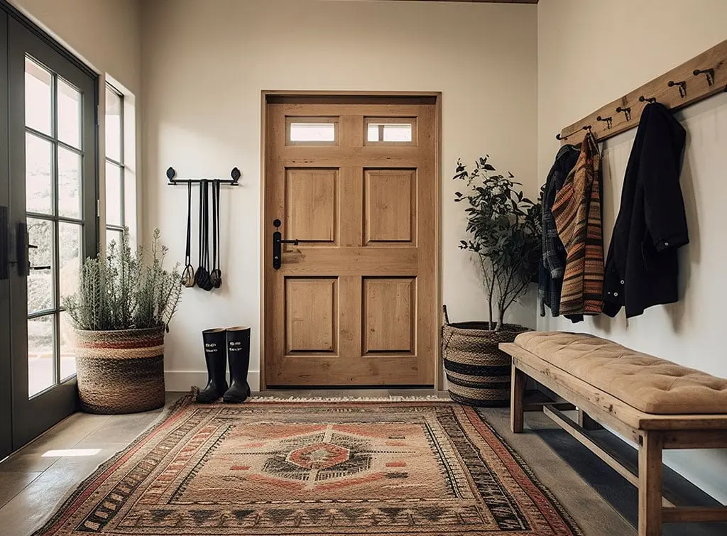Entryway mudroom concept image