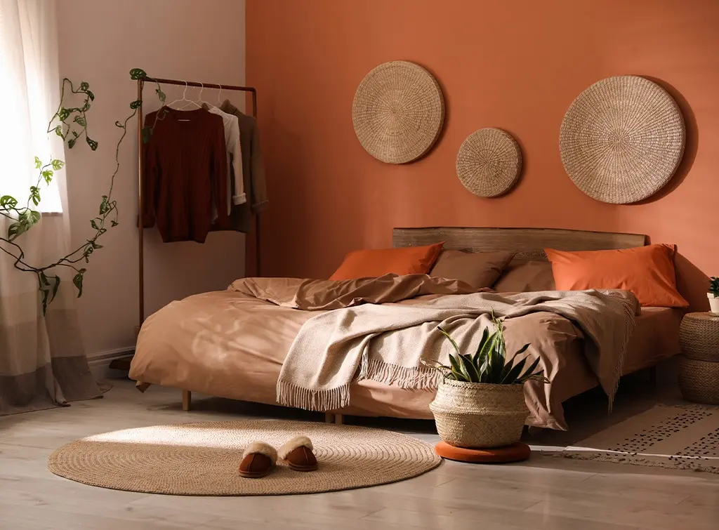 Seagrass wall decor ideas for bedroom