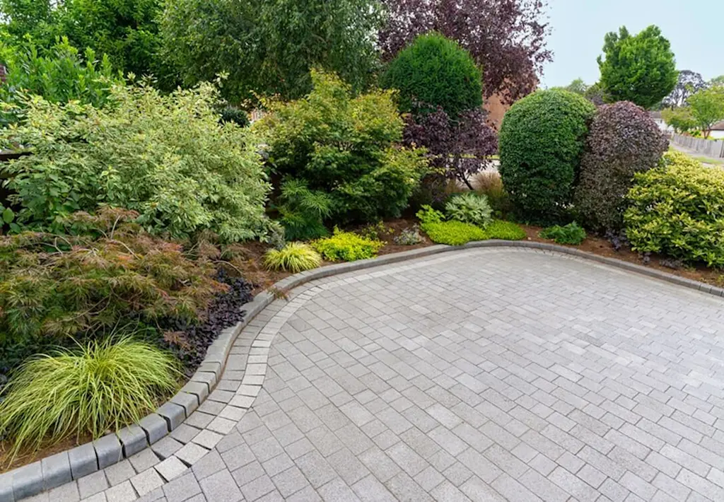 Block paving driveway