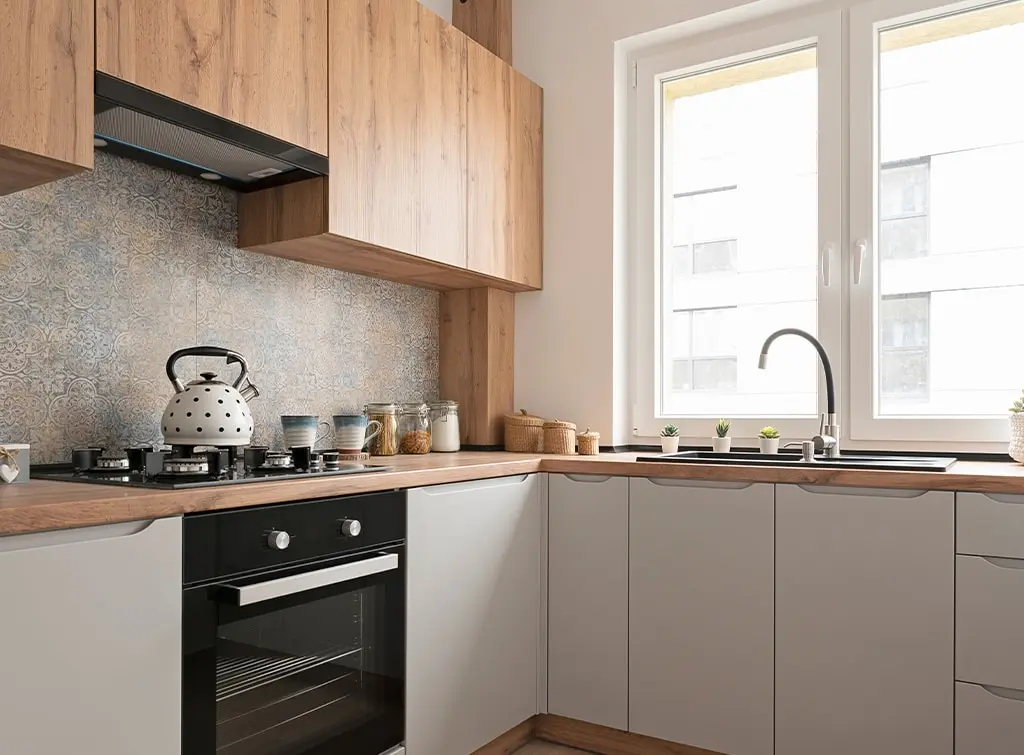 patterned kitchen wall tiles