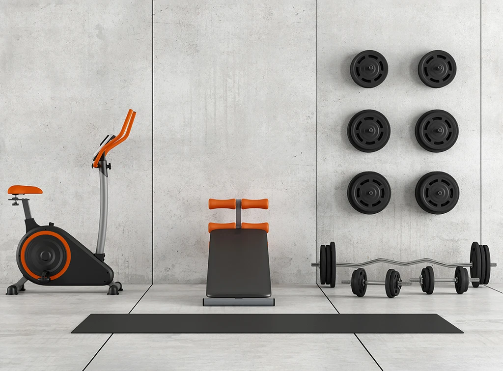 Home gym ideas garage