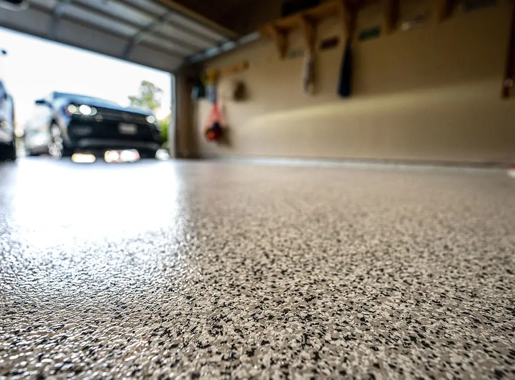 resin garage floor