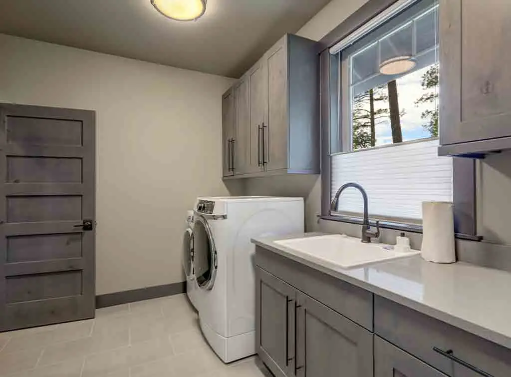 Sleek utility room with a modern finish