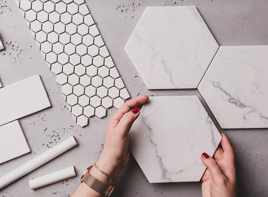 Choosing bathroom tiles