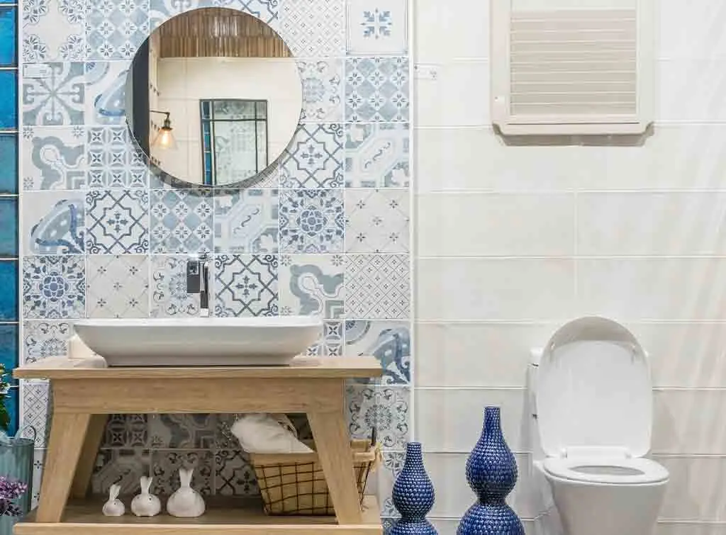 modern bathroom tile