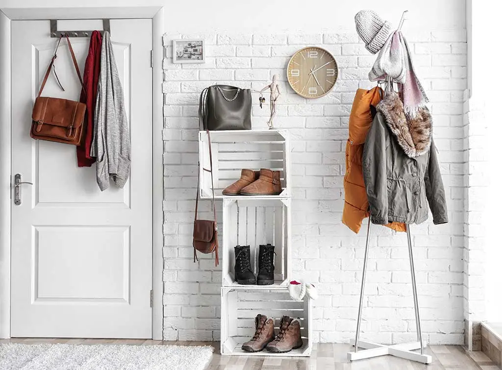 Small coat storage concept image