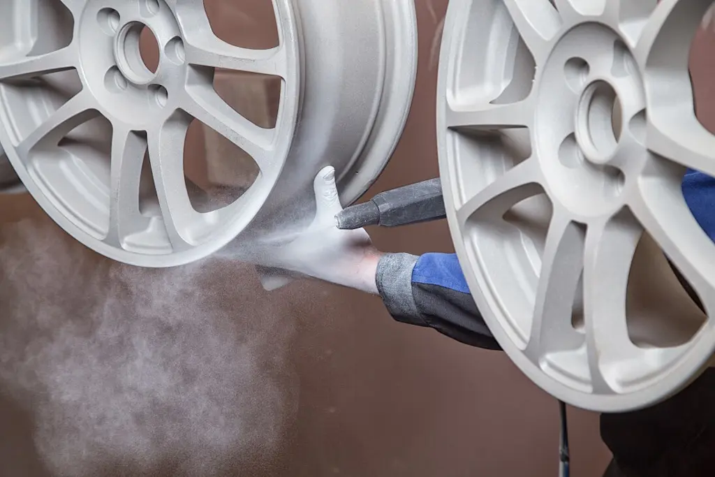 powder coating wheel