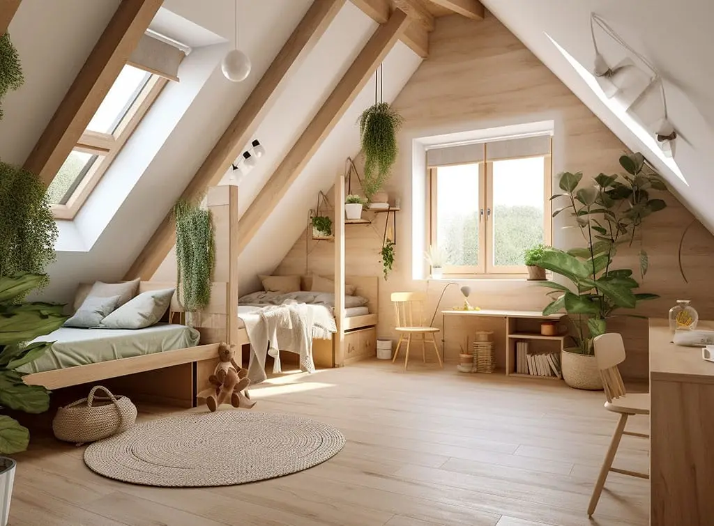 House jungle loft virtual design